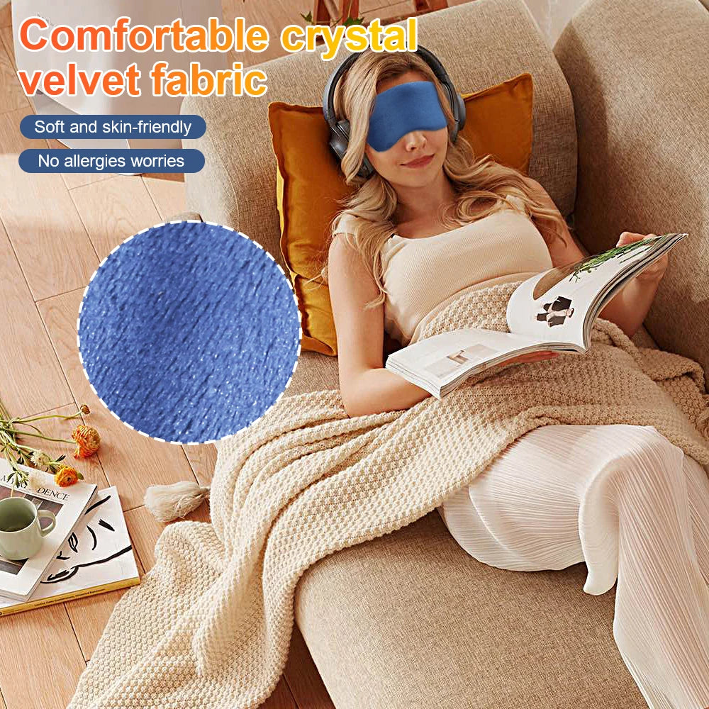 Electric Steam Eye Mask 3D Massage Constant Temperature Hot Compress Smart Timing Sleep Shading Relieve Eye Fatigue