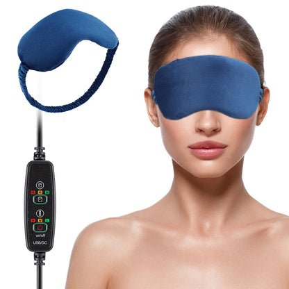 Electric Steam Eye Mask 3D Massage Constant Temperature Hot Compress Smart Timing Sleep Shading Relieve Eye Fatigue