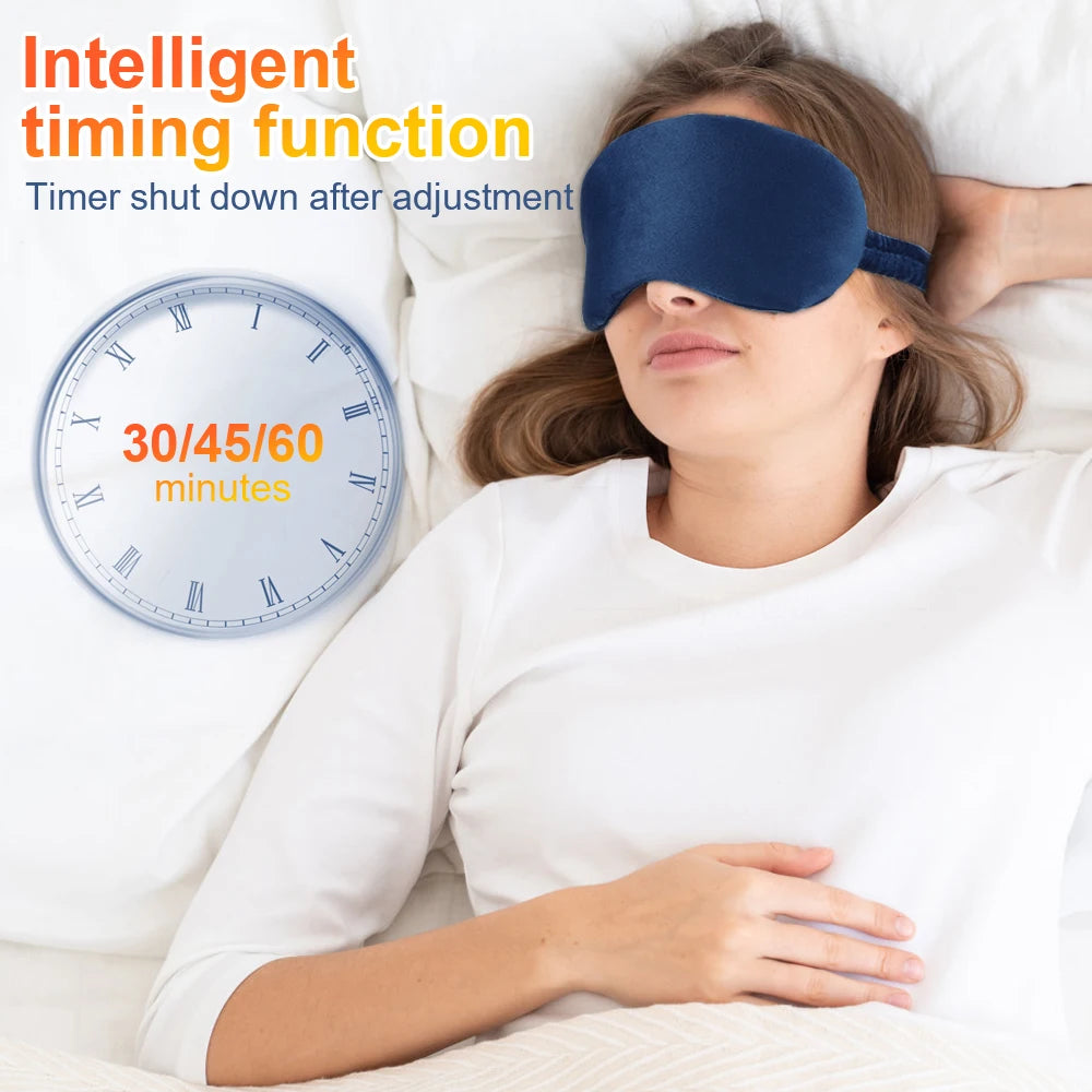 Electric Steam Eye Mask 3D Massage Constant Temperature Hot Compress Smart Timing Sleep Shading Relieve Eye Fatigue