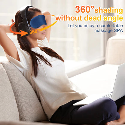 Electric Steam Eye Mask 3D Massage Constant Temperature Hot Compress Smart Timing Sleep Shading Relieve Eye Fatigue