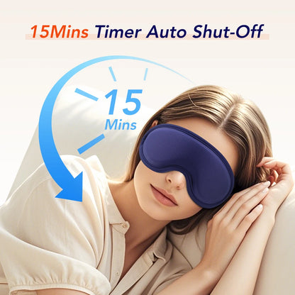 Electric Steam Eye Mask 3D Massage Constant Temperature Hot Compress Smart Timing Sleep Shading Relieve Eye Fatigue
